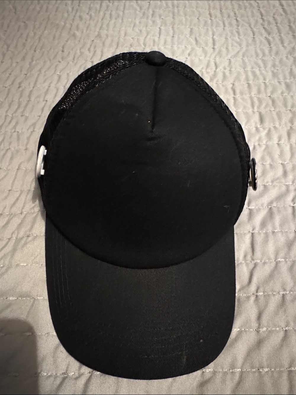 Classic Black Mesh Back Trucker Hat